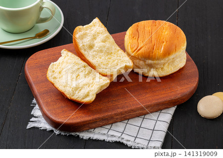 soft brioche buns with sweet milk custard flavor soft brioche buns with sweet milk custard flavor 141319009