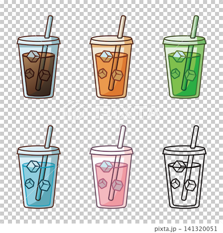 多彩飲料插畫 141320051