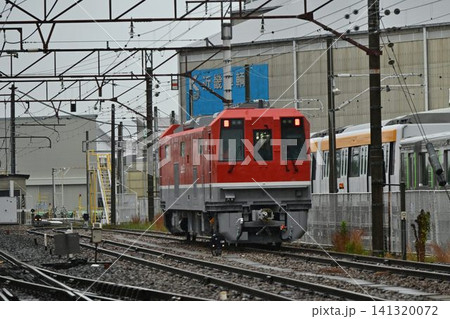 徳庵駅 新造 DEC743ハイブリッド気動車 JR西日本納車 徳庵駅 新造 DEC743ハイブリッド気動車 JR西日本納車 141320072