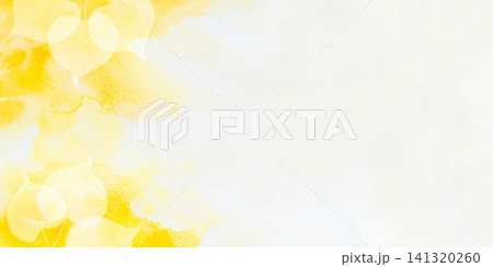 Yellow watercolor autumn background Yellow watercolor autumn background 141320260