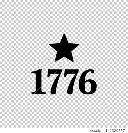 1776 Independence Year Patriotic Line Icon 1776 Independence Year Patriotic Line Icon 141320737