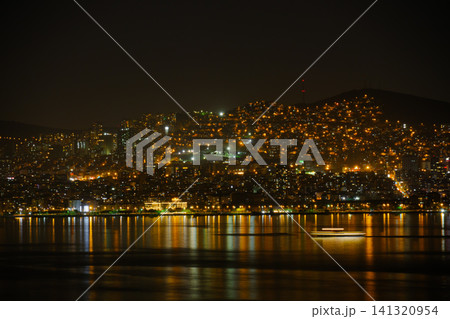 View of the city of Istanbul from the Princes Islands at night View of the city of Istanbul from the Princes Islands at night 141320954