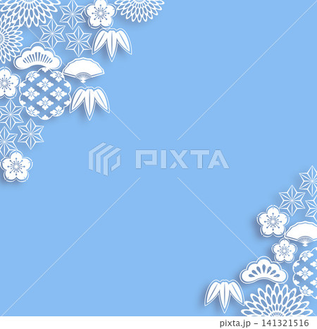 和柄の背景 141321516