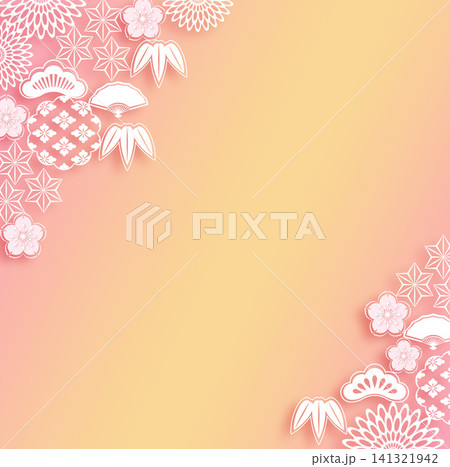 和柄の背景 141321942