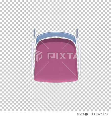 chair isolate on a transparent background, interior furniture, 3D illustration, cg render 141324165