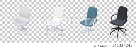 chair isolate on a transparent background, interior furniture, 3D illustration, cg render chair isolate on a transparent background, interior furniture, 3D illustration, cg render 141324245