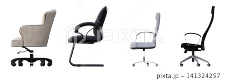 chair isolate on a transparent background, interior furniture, 3D illustration, cg render chair isolate on a transparent background, interior furniture, 3D illustration, cg render 141324257