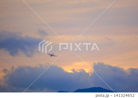 飛行機の着陸 飛行機の着陸 141324652