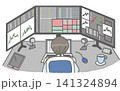 株式投資をするデイトレーダー 141324894