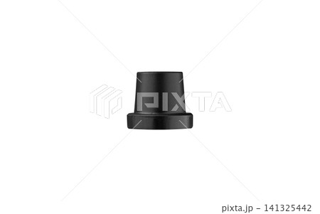 Replacement brush for portable handheld vacuum cleaner. Industrial plastic attachment on a white background. Replacement brush for portable handheld vacuum cleaner. Industrial plastic attachment on a white background. 141325442