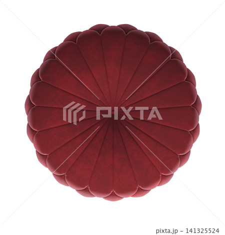 soft pouf isolate on a transparent background, interior furniture, 3D illustration, cg render soft pouf isolate on a transparent background, interior furniture, 3D illustration, cg render 141325524