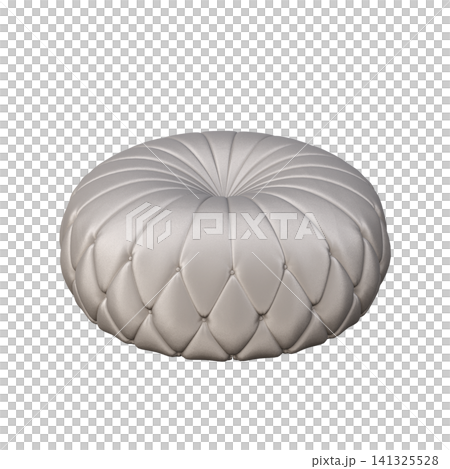 soft pouf isolate on a transparent background, interior furniture, 3D illustration, cg render soft pouf isolate on a transparent background, interior furniture, 3D illustration, cg render 141325528