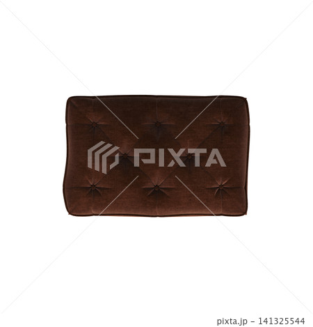 soft pouf isolate on a transparent background, interior furniture, 3D illustration, cg render soft pouf isolate on a transparent background, interior furniture, 3D illustration, cg render 141325544