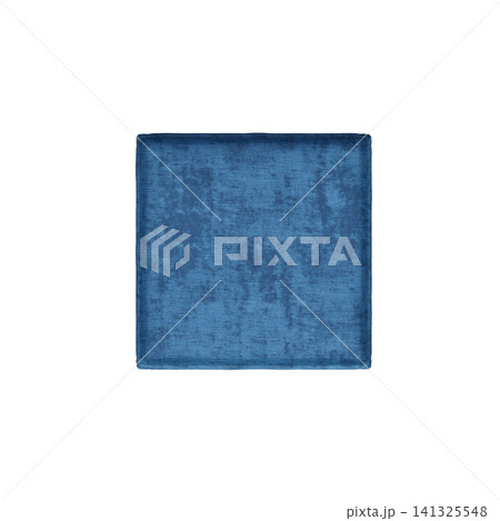 soft pouf isolate on a transparent background, interior furniture, 3D illustration, cg render soft pouf isolate on a transparent background, interior furniture, 3D illustration, cg render 141325548