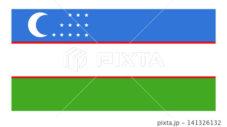 ウズベキスタン共和国 国旗 ウズベキスタン共和国 国旗 141326132