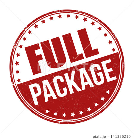 Full package grunge rubber stamp Full package grunge rubber stamp 141326210