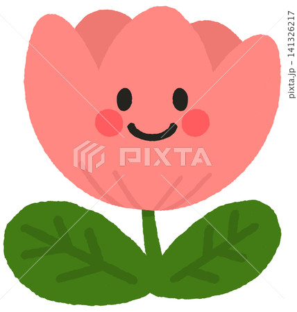 Happy Pink Flower Happy Pink Flower 141326217