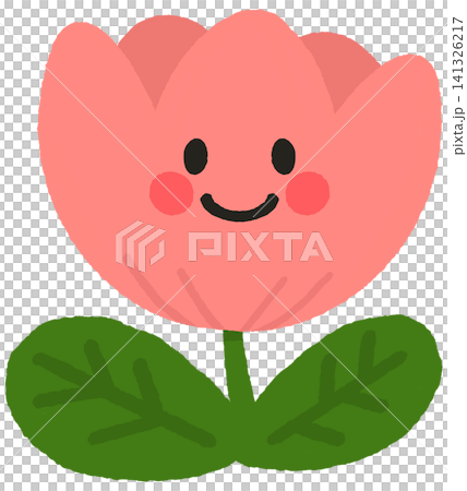 Happy Pink Flower Happy Pink Flower 141326217