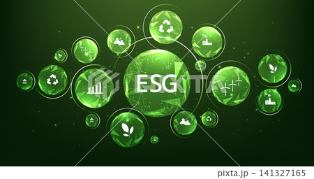 Environmental Social and Governance (ESG) concept. 141327165