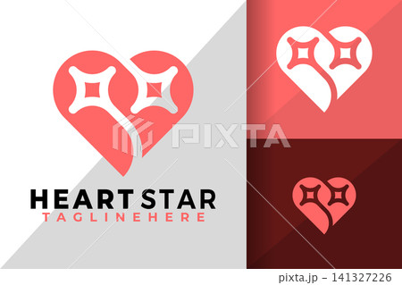 Letter N Heart Star Logo Logos Design Element Stock Vector Illustration Letter N Heart Star Logo Logos Design Element Stock Vector Illustration 141327226