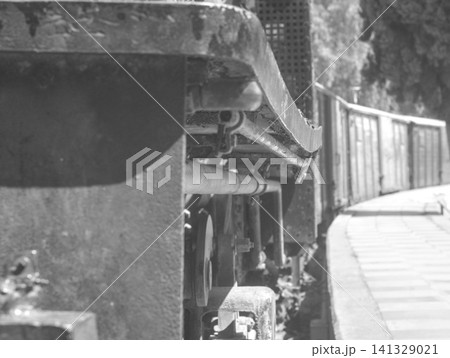 old railway train with locomotive old railway train with locomotive 141329021