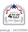 American independence day graphic with stars and laurel wreath design independence patriotic american celebration national 141332083