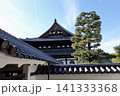 相国寺　開山堂から法堂の瓦屋根を見た風景　京都市上京区 141333368