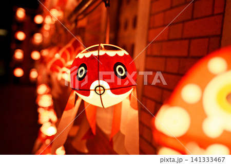 愛嬌たっぷり！山口県柳井の金魚提灯祭り 141333467