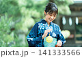 日本の夏・浴衣姿の日本人女性 141333566