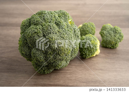 Broccoli vegetable, edible green plant in cabbage family. Broccoli vegetable, edible green plant in cabbage family. 141333633