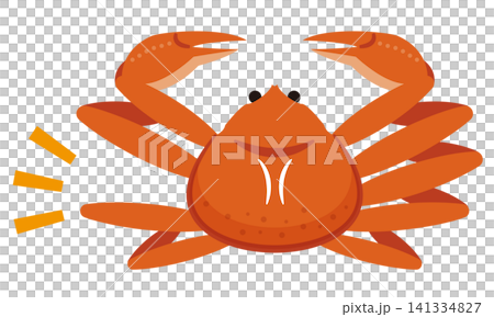 An illustration of a snow crab with one leg broken. An illustration of a snow crab with one leg broken. 141334827