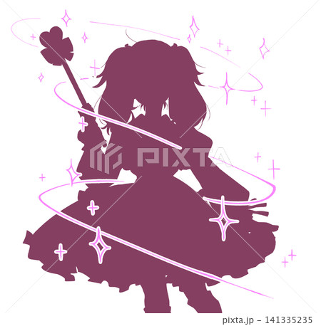 魔法少女　イメージ　キラキラ 141335235