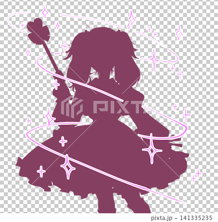 魔法少女　イメージ　キラキラ 141335235