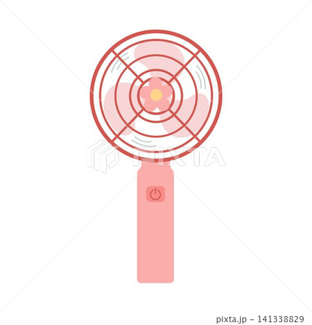 Modern portable fan. Comfort electric blower. Wind ventilator Modern portable fan. Comfort electric blower. Wind ventilator 141338829