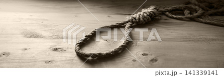 A loop made from old thick rope A loop made from old thick rope 141339141