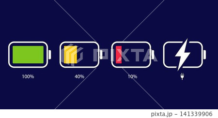 Battery charge level Battery charge level 141339906