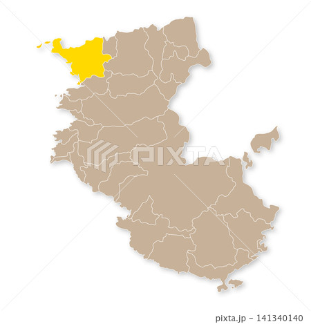 和歌山県と和歌山市の地図 141340140