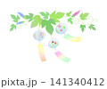 カラフルな風鈴のイラスト 141340412