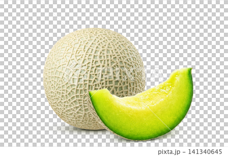 Realistic illustration of a melon 141340645