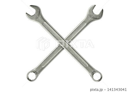 Wrench isolated on white background close up Wrench isolated on white background close up 141343041
