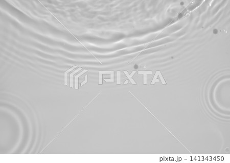 Abstract white transparent water shadow surface texture natural ripple background 141343450