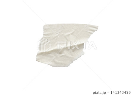 Adhesive paper tape isolated on white background Adhesive paper tape isolated on white background 141343459