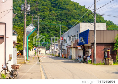富士急・谷村町駅前風景 富士急・谷村町駅前風景 141343654