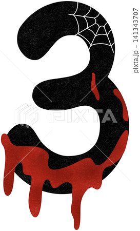 halloween number 3 design halloween number 3 design 141343707