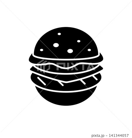 Delicious burger icon food beverages simple and modern Delicious burger icon food beverages simple and modern 141344057
