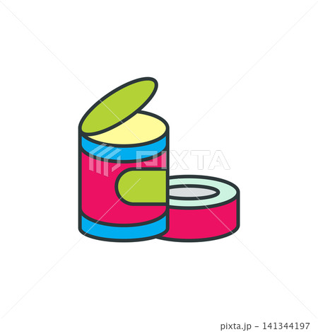 Canned Food icon vector design templates simple and modern concept 141344197