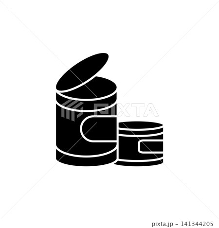 Canned Food icon vector design templates simple and modern concept 141344205