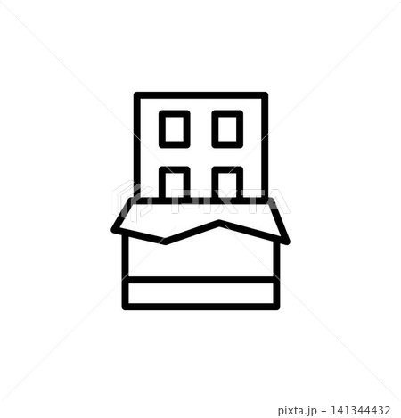 Chocolate icon vector design templates 141344432