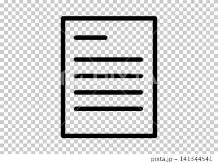 Simple document icon Simple document icon 141344541