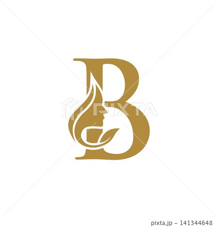 Initial B face beauty logo design templates Initial B face beauty logo design templates 141344648